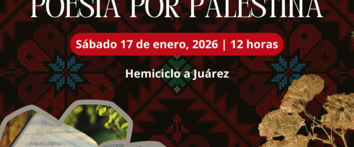 «VOCES PARA GAZA»: MÁS DE 50 POETAS SE UNEN EN LECTURA SOLIDARIA